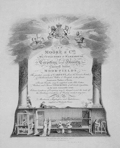 Carta commerciale di Moore und Co. da English School